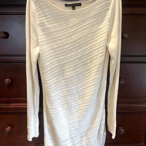 White House Black Market Women's Long Sleeve Sweater Dress